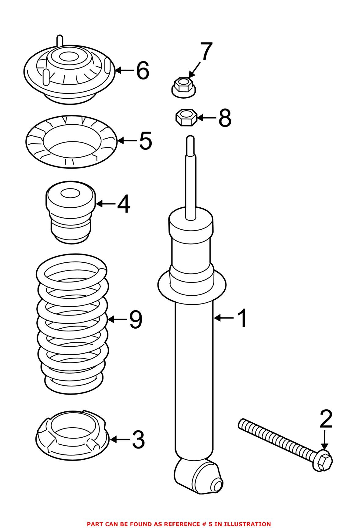 BMW Coil Spring Insulator - Upper 33536775751